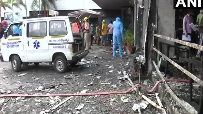 Vijaywada fire Vijaywada fire