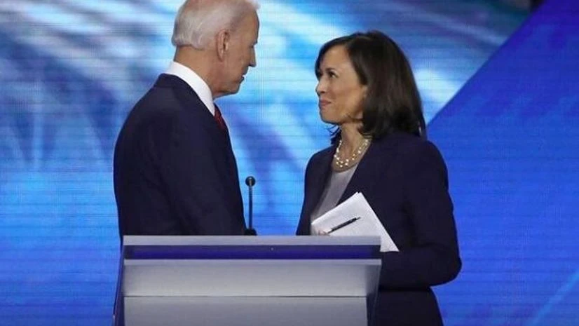 Joe Biden with Kamala Harris in July 2019 during the Democartic primary contest. (Photo: Bloomberg) Joe Biden with Kamala Harris in July 2019 during the Democartic primary contest. (Photo: Bloomberg)