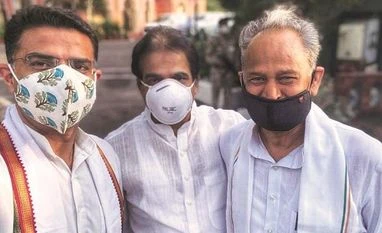 Win in trust vote message for those trying to topple elected govts: Gehlot Ashok Gehlot and Sachin Pilot met for the first time since their public clash that brought the Congress government in Rajasthan on the verge of collapse photo: twitter