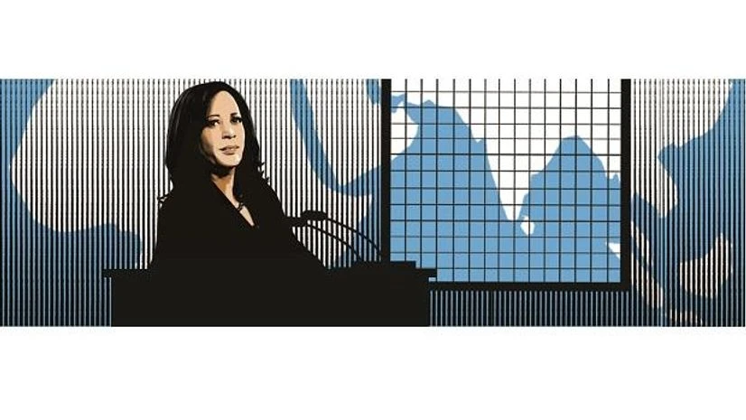 Kamala Harris Illustration: Binay Sinha