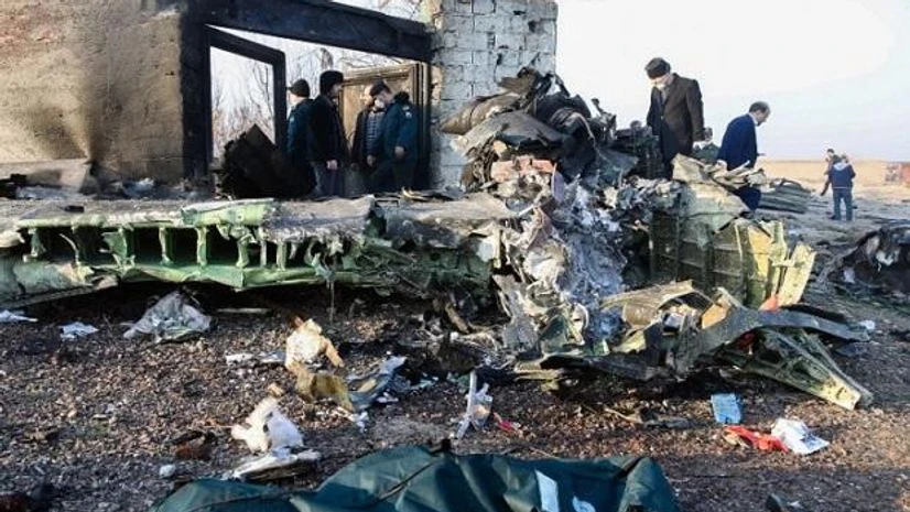 Ukrainian flight crashed, Tehran Photo: Reuters