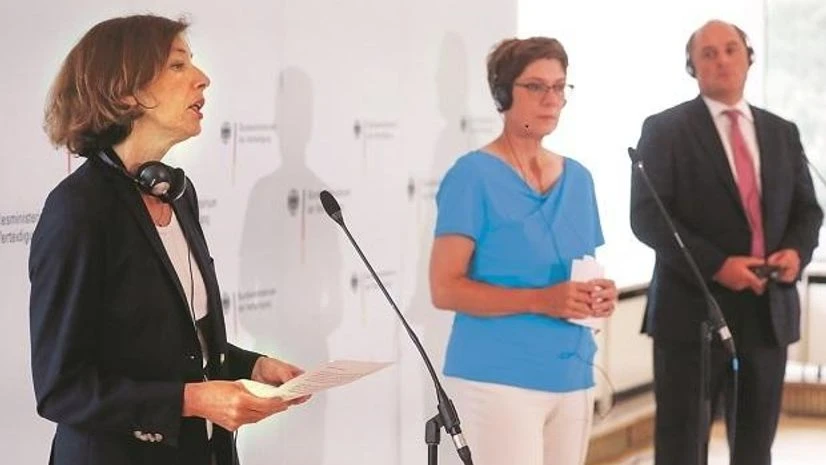 German defence minister German defence minister