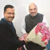 Arvind kejriwal, amit shah