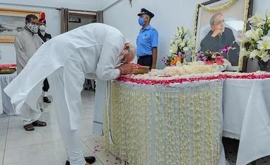 Former President Pranab Mukherjee cremated with full state honours Pranab Mukherjee funeral
