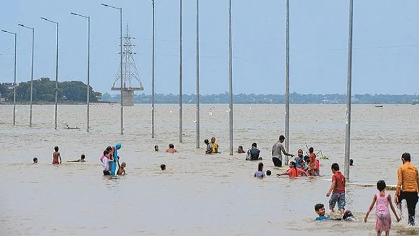 Prayagraj submerged in flood waters, rainfall, monsoon, rain Prayagraj submerged in flood waters, rainfall, monsoon, rain