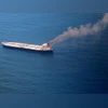Sanctioned Russian LNG tanker attempts to transfer cargo to another ship Oil tanker, Tanker fire,