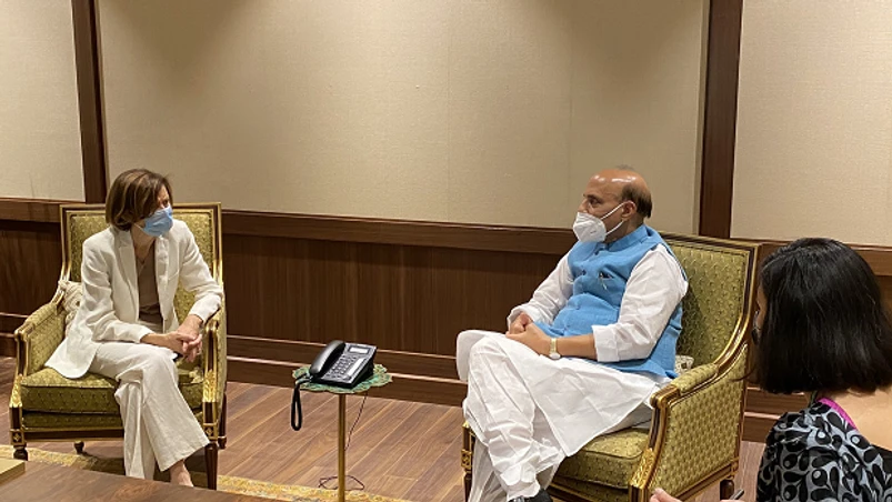 india, france, rajnath singh, florence parly Photo: Twitter/ Rajnathsingh