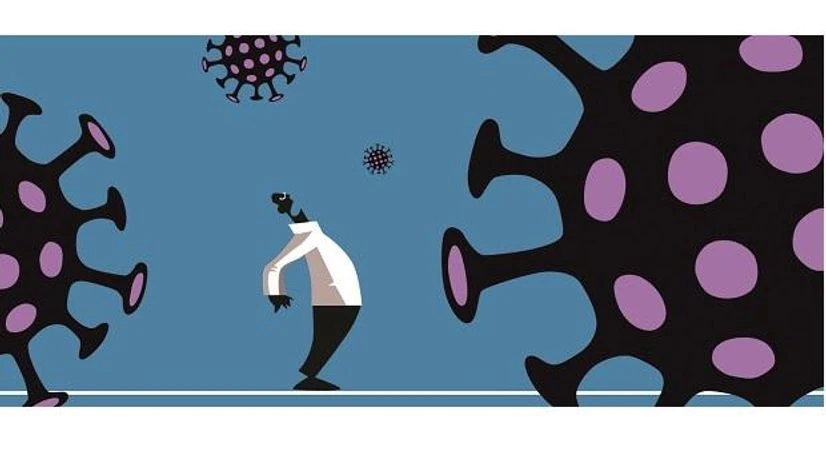 Coronavirus Illustration: Binay Sinha