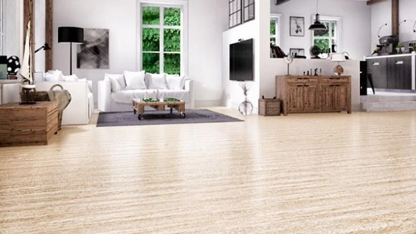 Click-n-lock tiles These click-n-lock tiles by Welspun Flooring come with anti-microbial features and are grout-free, preventing the accumulation of germs. Source: Welspun