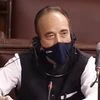 Congress MP Ghulam Nabi Azad at Rajya Sabha during the ongoing Monsoon Session of Parliament