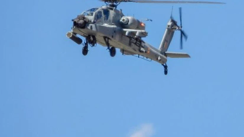 Indian Air Force, helicopter, India China stand off, Leh IAF Apache helicopter flies over UT amid border tension with China, in Ladakh