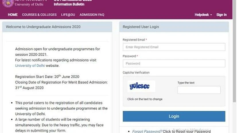 DU Admissions DU Admissions