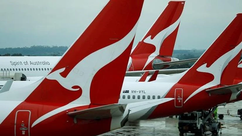 Qantas Qantas aircraft are seen on the tarmac at Melbourne International Airport in Melbourne, Australia. Photo: Reuters