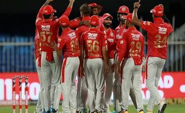 IPL 2020, Match 53: CSK vs KXIP toss results and final playing 11 details KXIP celebrates after the wicket of Dinesh Karthik at Sharjah on Monday