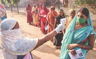 Bihar polls: Tejashwi, 4 ministers of Nitish govt in fray in second phase bihar elections, polls, vote, voters, voter turnout, women, coronavirus, covid