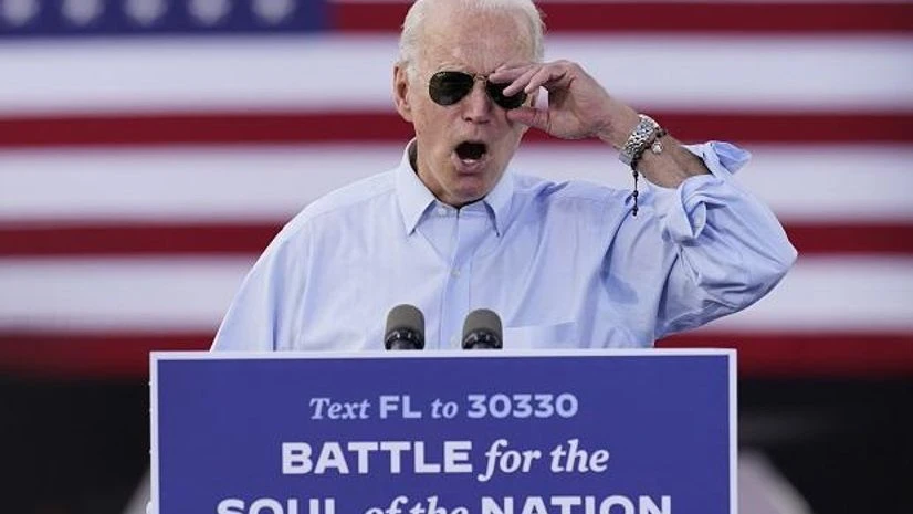 Joe Biden Joe Biden speaks at a drive-in rally at Broward College, in Coconut Creek. Photo: AP