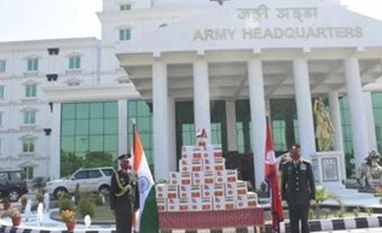 In pics: Army Chief's crucial Nepal visit to ease ties amid border tension Army Chief General Manoj Mukund Naravane, Nepal Army headquarters