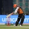 Kane Williamson plays a shot against RCB