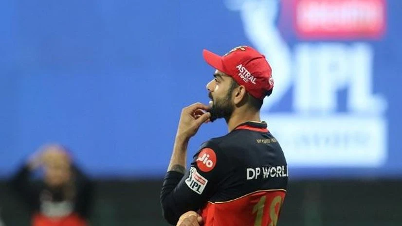 Virat Kohli during match against SRH Virat Kohli during match against SRH