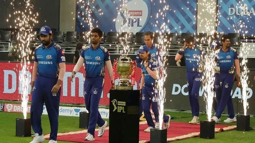 Mumbai Indians. Photo: Sportzpics for BCCI Mumbai Indians. Photo: Sportzpics for BCCI