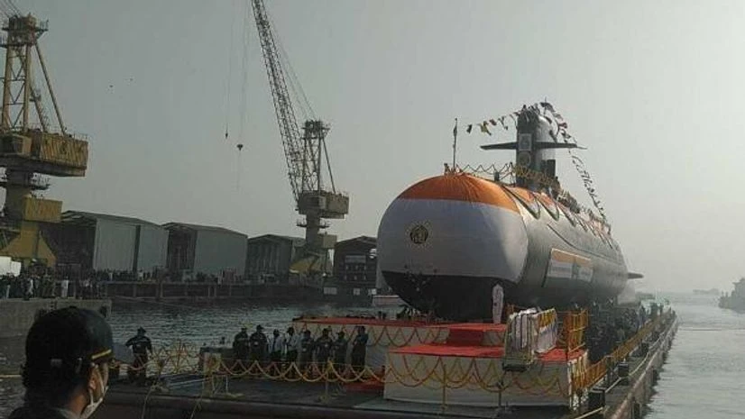 Submarine 'Vagir' Navy's fifth Scorpene class submarine 'Vagir'