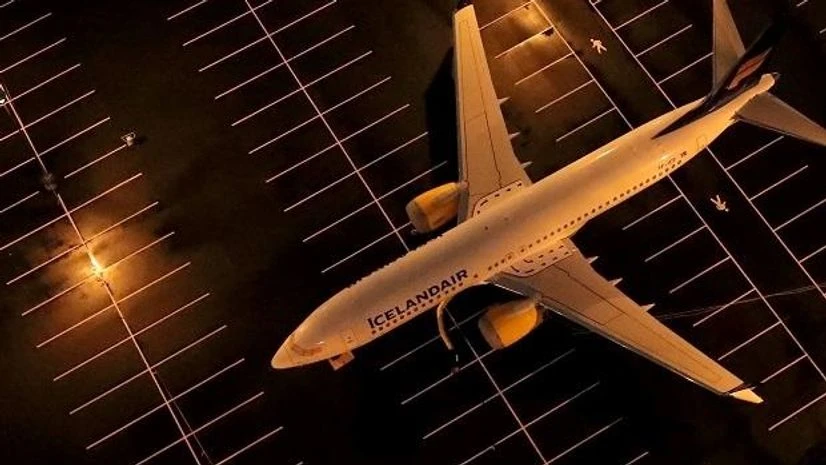 Iceland Air, Boeing 737 Max A Boeing 737 Max airplane owned by Icelandair is seen on a parking lot at Boeing Field in Seattle. Photo: Reuters