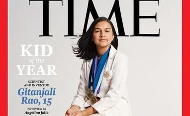 15-yr-old Indian-American Gitanjali Rao named first 'TIME Kid of the Year' Gitanjali Raom Time magazine cover