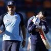 India's captain Virat Kohli, right, and coach Ravi Shastri before the start of play at Manuka Oval, in Canberra, Australia. File Photo: AP | PTI