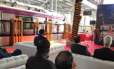 PM Modi flags operations of driverless train on Delhi Metro Magenta Line Driverless train, Delhi Metro