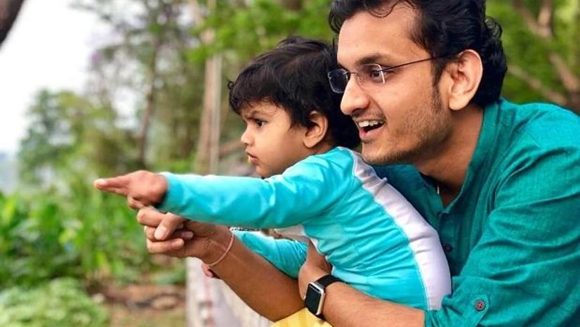 Vivek Goyal PlayShifu Co-founder and CEO Vivek Goyal with his son Dhruv
