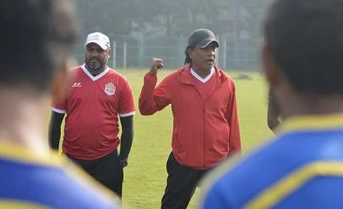Chennai City fc head coach Satyasagara Chennai City fc head coach Satyasagara