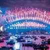 The Sydney Opera House fireworks soared into the sky, but the harbour below was empty as a ghost town, a fittingly creepy send-off for a year that will not be missed. Photo: PTI