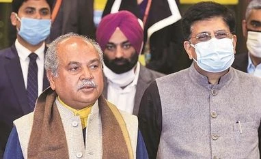 Ready to resume farmer talks if they have new proposals: Piyush Goyal Agriculture Minister Narendra Singh Tomar, Railways Minister Piyush Goyal