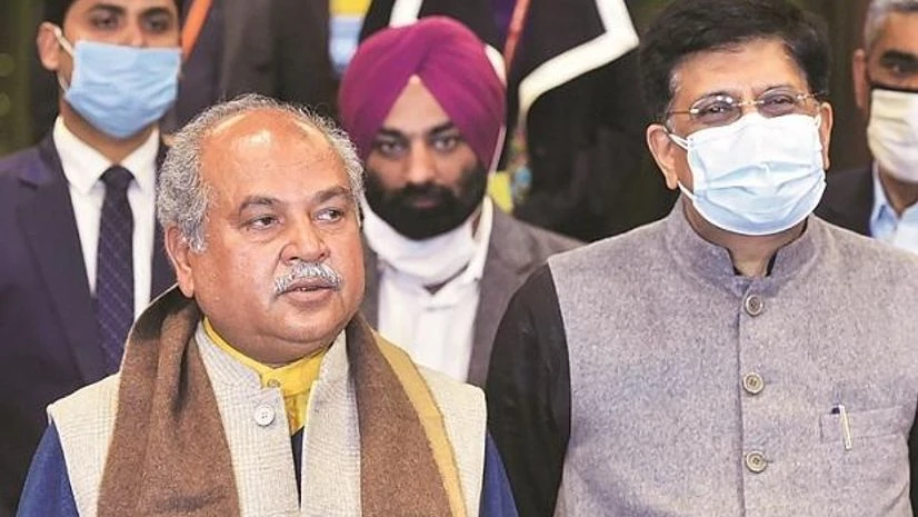 Agriculture Minister Narendra Singh Tomar, Railways Minister Piyush Goyal Agriculture Minister Narendra Singh Tomar, Railways Minister Piyush Goyal