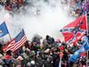 Tear gas is released into a crowd of protesters during clashes with Capitol police at a rally to contest the certification of the 2020 U.S. presidential election results by the U.S. Congress, at the U.S. Capitol Building in Washington