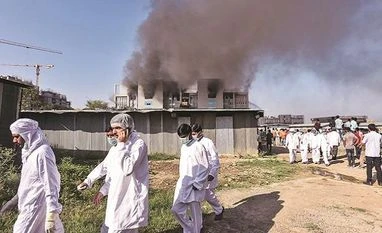 Forensic team visits Serum Institute's Manjari plant to probe fire incident Serum building fire