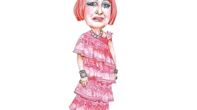 Dame Zandra Lindsey Rhodes British designer Dame Zandra