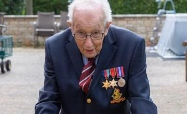 100-year-old 'Captain Tom', UK's lockdown hero, hospitialised with Covid-19 Centenarian Captain Tom Moore