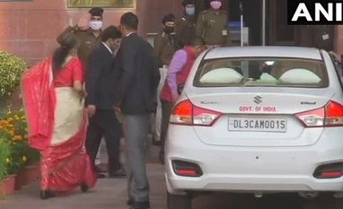 Union Budget 2021: Nirmala Sitharaman reaches Ministry of Finance Nirmala Sitharama