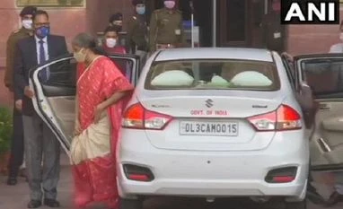 Nirmala Sitharaman leaves for Parliament to present Budget 2021 Finance Minister Nirmala Sitharaman