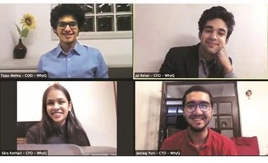 Too young to vote, these teens have set up app-less, contactless Kirana biz WhyQ founders