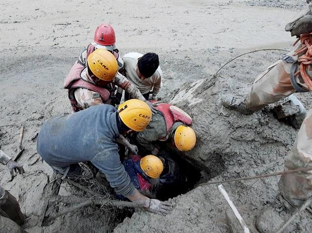Uttarakhand glacier burst, flood, rescue operations Uttarakhand glacier burst, flood, rescue operations
