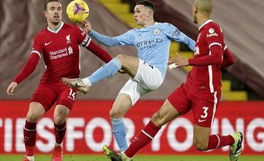 Liverpool vs manchester city, phil foden, henderson Liverpool vs manchester city, phil foden, henderson
