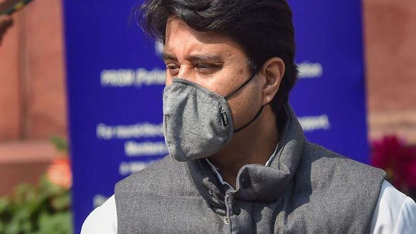 Jyotiraditya Scindia BJP MP Jyotiraditya Scindia during the Budget Session