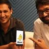 Mayank Bidawataka (Right) and Aprameya Radharishna (Left), co founders of Koo App