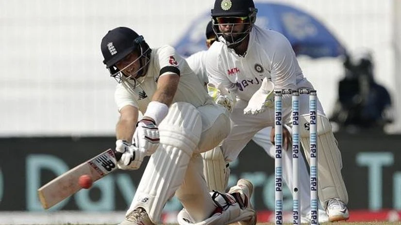 Joe Root batting during day one of the first test match between India and England held at the Chidambaram Stadium stadium in Chennai, Tamil Nadu. Photo: Sportzpics for BCCI Joe Root batting during day one of the first test match between India and England held at the Chidambaram Stadium stadium in Chennai, Tamil Nadu. Photo: Sportzpics for BCCI
