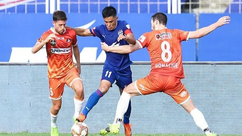 Sunil Chhetri, Bengaluru FC, ISL, FC Gao Sunil Chhetri, Bengaluru FC, ISL, FC Gao