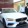 Volvo S60 car launch by Charles Frump, managing director of Volvo Car India and Vishnuvardan, director of Volvo Tamil Nadu