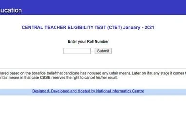 CTET result 2021 declared on ctet.nic.in, 414,798 pass; know details CTET result 2021