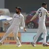 India's captain Virat Kohli and Mohammed Siraj celebrate the wicket of Englands's Joe Root. Photo: File Reuters
